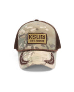 State Camo Trucker Regular Headwear - Green