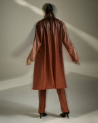 Womens Zephyr Duster Sunset Relaxed Jackets - Orange