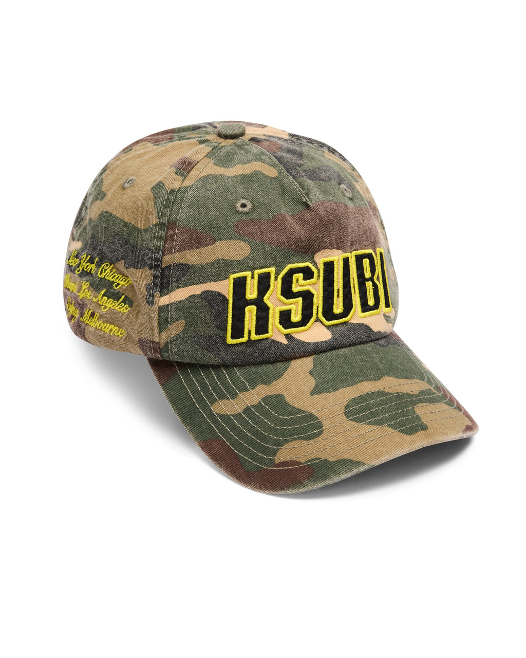 Low Profile Cap Camo Fitted Headwear - Green
