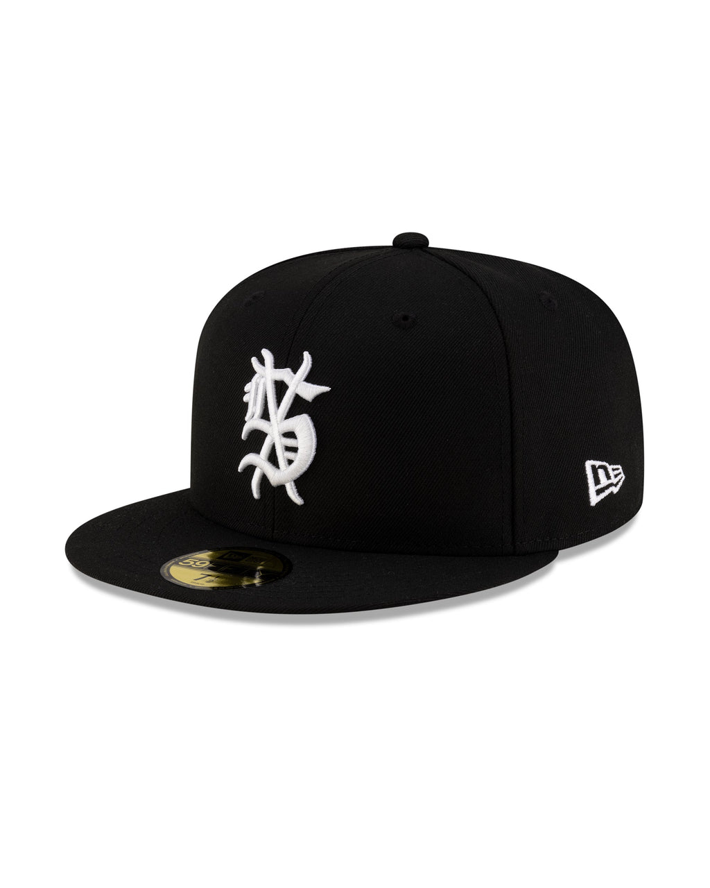 Ksubi X New Era 59fifty Fitted Cap Black Headwear - Black
