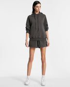 Womens 3 X 4 Trak Short Charcoal Relaxed Walkshorts - Grey