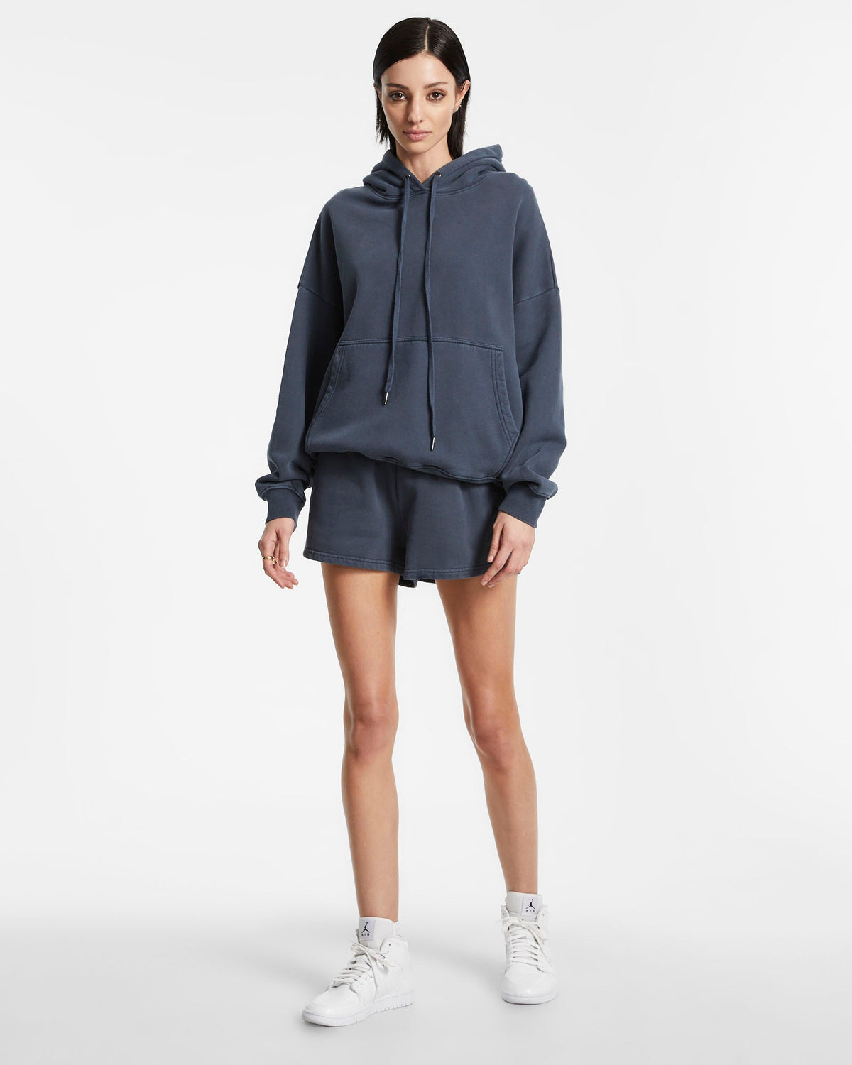Womens 3 X 4 Trak Short Navy Relaxed Walkshorts - Blue