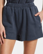 Womens 3 X 4 Trak Short Navy Relaxed Walkshorts - Blue