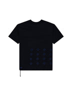 Mens 4x4 Paise Biggie Ss Tee Cobalt Black Regular Tees - Black