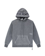 Mens 4x4 Paise Biggie Hoodie Charcoal Regular Fleece - Grey