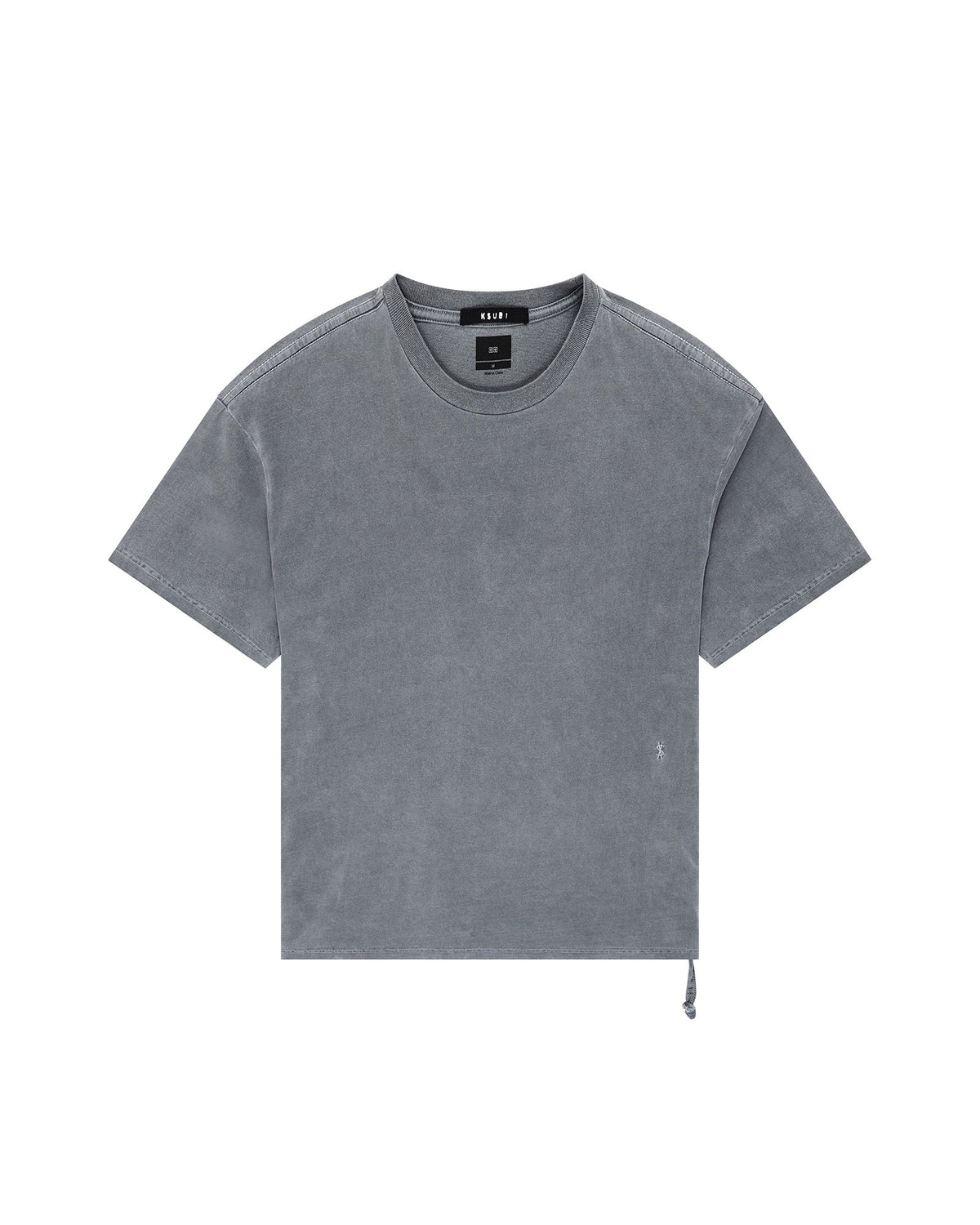 Mens 4x4 Paise Biggie Ss Tee Charcoal Regular Tees - Grey