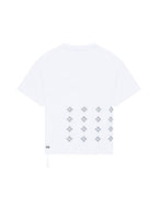 Mens 4x4 Paise Biggie Ss Tee White Black Regular Tees - White