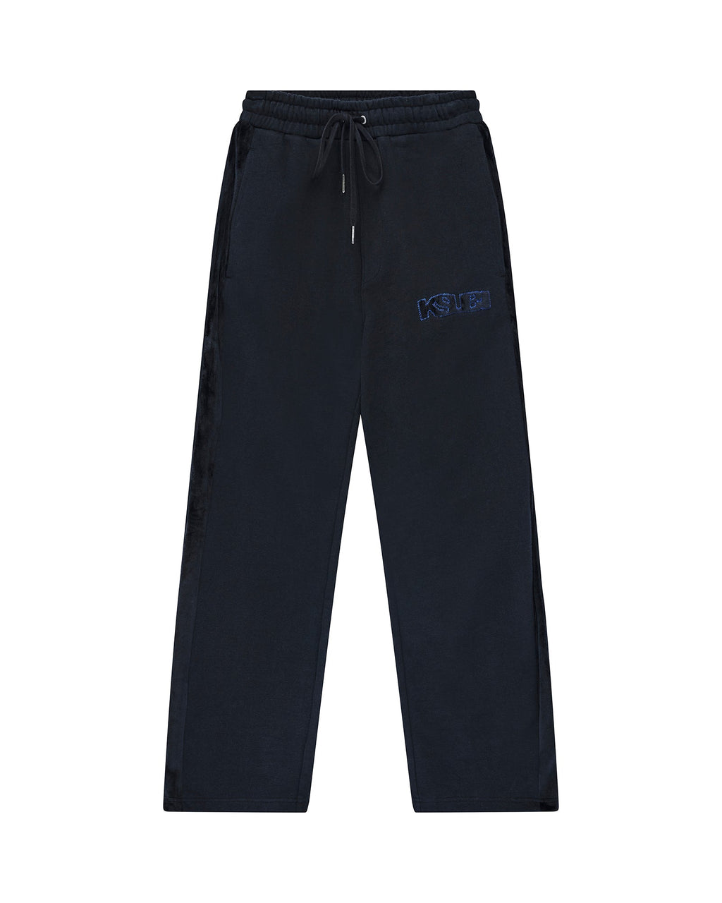 Mens 4x4 Luxe Synthesis Trak Pant Cobalt Black Regular Pants - Black