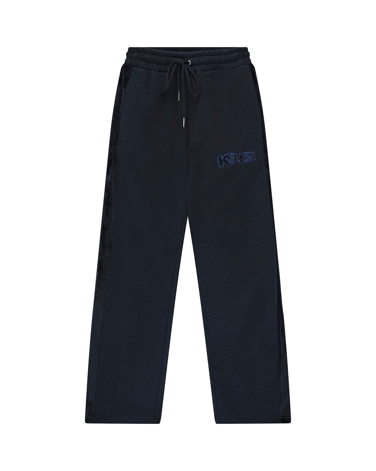 Mens 4x4 Luxe Synthesis Trak Pant Cobalt Black Regular Pants - Black