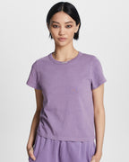 Womens 3 X 4 Mini Tee Lilac Fitted Tees - Purple