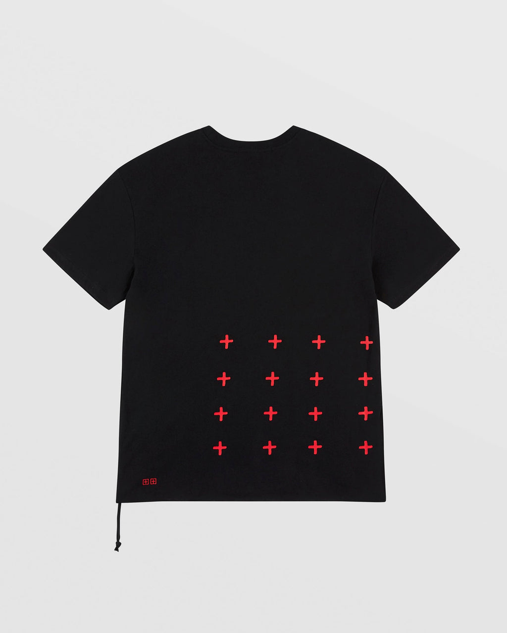 Mens 4x4 Biggie Ss Tee Black/red Oversized Tees - Black