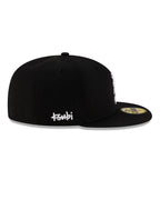 Ksubi X New Era 59fifty Fitted Cap Black Headwear - Black