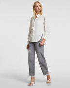Womens Xzibit Shirt White Relaxed Shirts - White