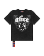 Mens Ksubi X Alice Hollywood Graphic Tee Black Regular Tees - Black
