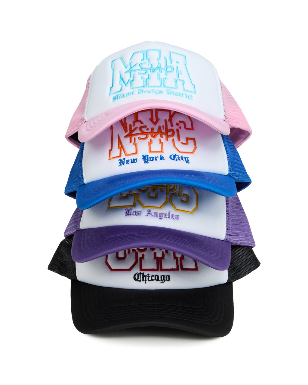 La And The Streets Trucker Cap Purple Regular Headwear - Purple