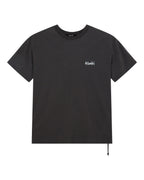 Mens Allday Biggie Ss Tee Faded Black Oversized Tees - Black