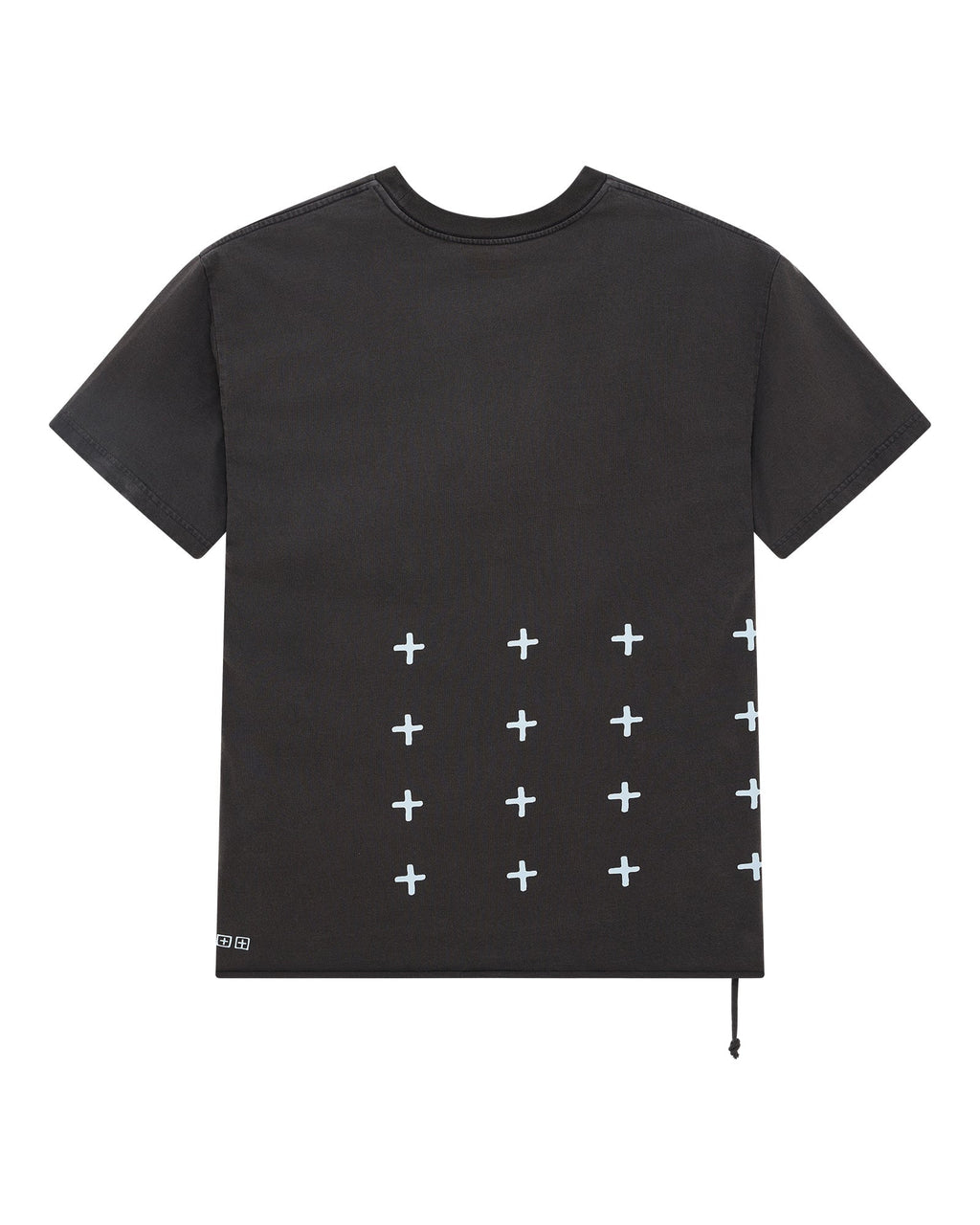 Mens Allday Biggie Ss Tee Faded Black Oversized Tees - Black