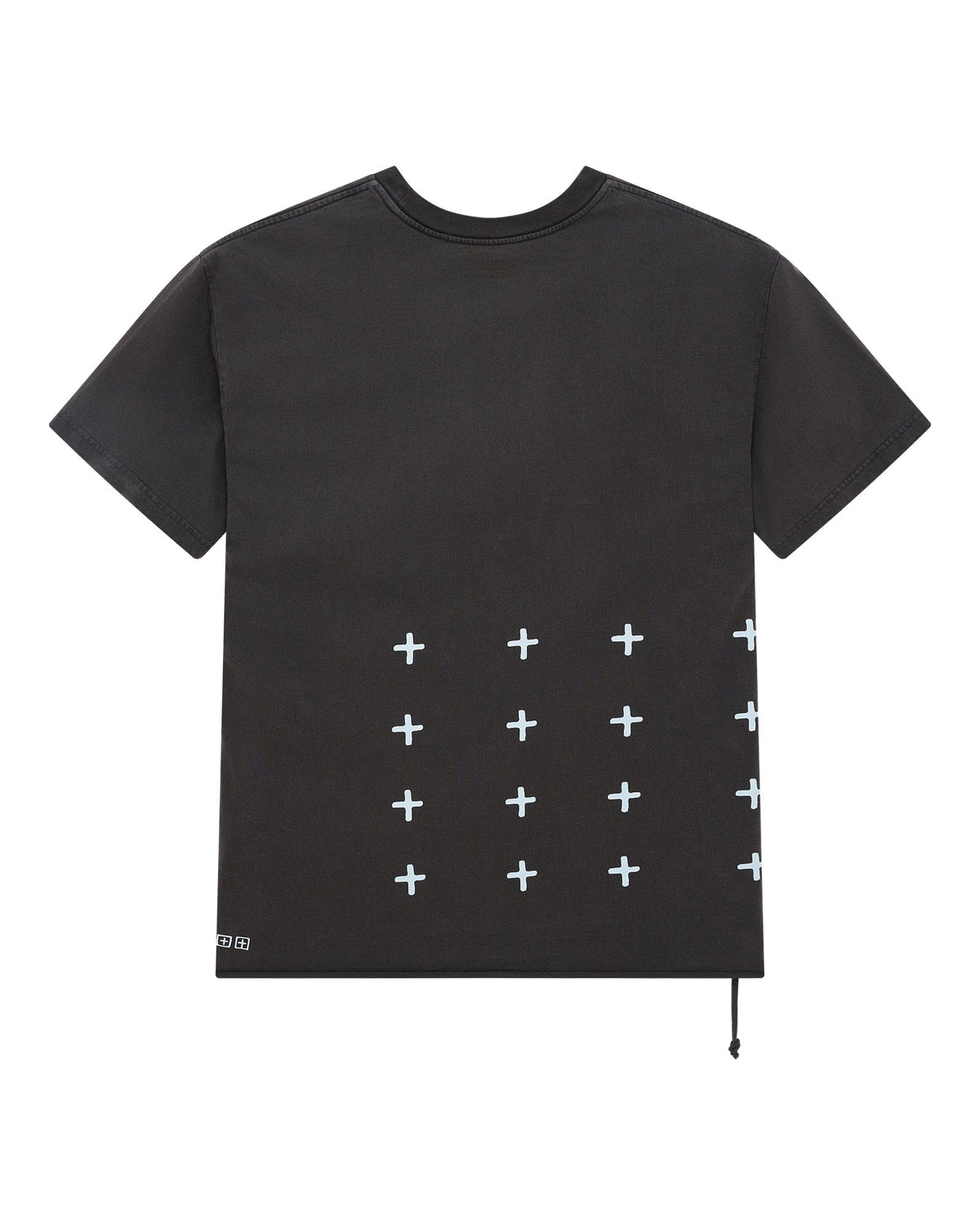 Mens Allday Biggie Ss Tee Faded Black Oversized Tees - Black