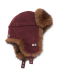 TRAPPER HAT MERLOT FLOCK