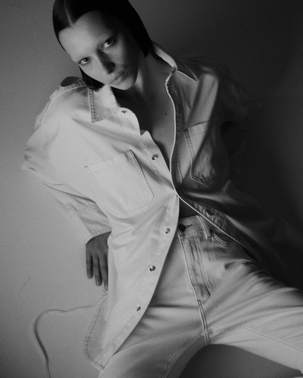 Womens Oversized Tie Ls Shirt Sugar Rush Oversized Shirts - White