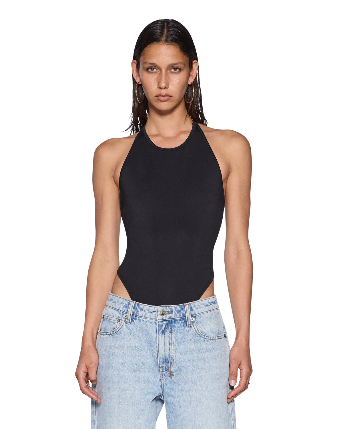 Womens Skulpt Bodysuit Black Fashion Tops - Black