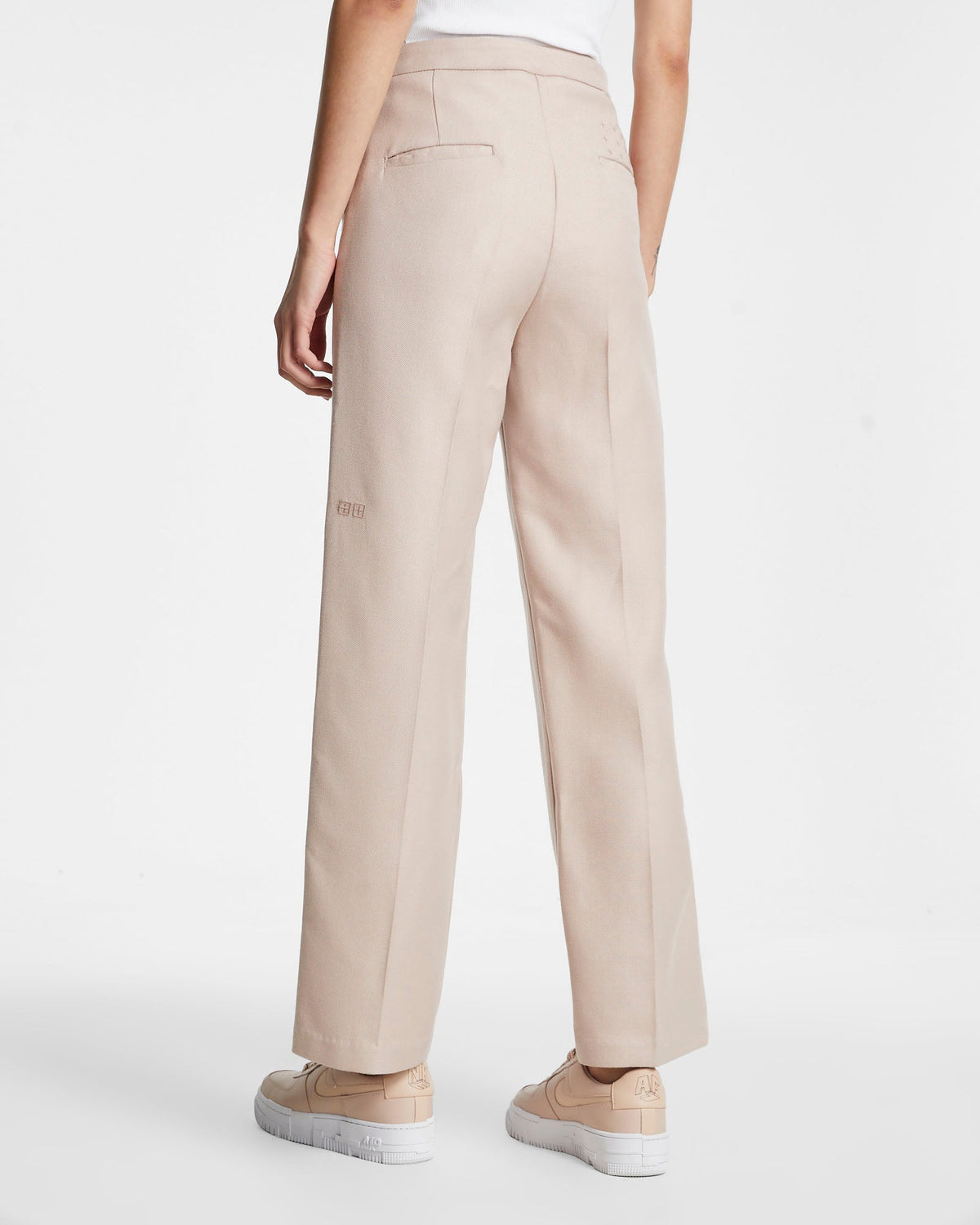 Womens Bonnie Pant Dusted Pink Straight Pants - Pink