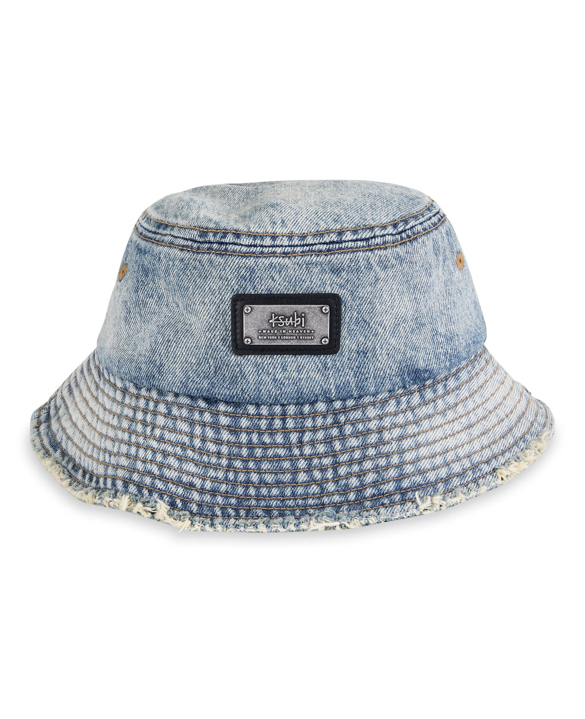 Plated Bucket Hat Brooklyn Regular Headwear - Denim