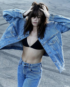 Womens Oversized Jacket Heritage Oversized Jackets - Denim