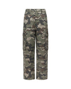 Mens Maxx Fugitive Cargo Kammo Oversized Pants - Green