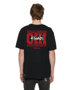 Mens Chicago And The Streets Ss Biggie Tee Black Oversized Tees - Black
