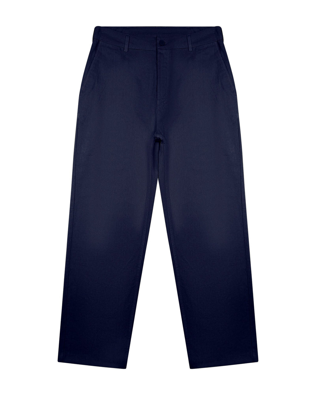 Mens Rival Chino Trouser Navy Straight Pants - Navy