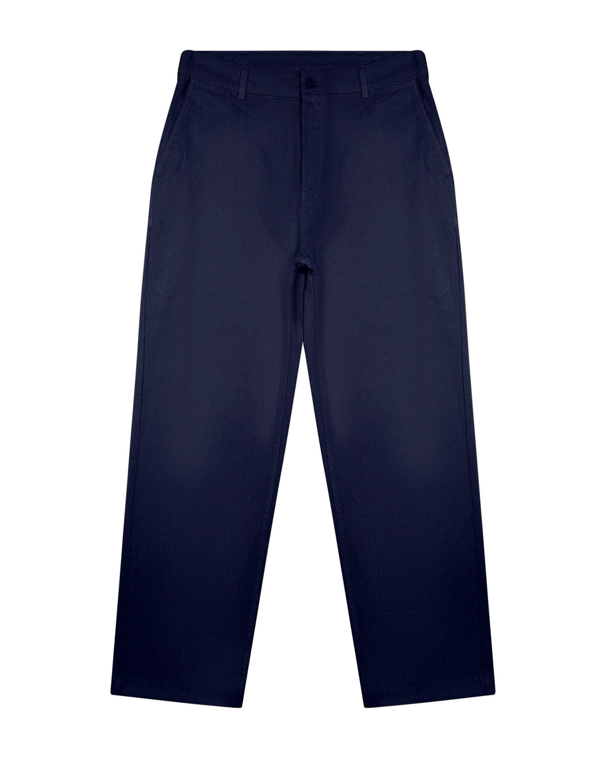 Mens Rival Chino Trouser Navy Straight Pants - Navy