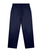 Mens Rival Chino Trouser Navy Straight Pants - Navy