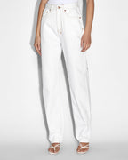 Womens Playback Sugar Rush Straight Denim Jeans - White