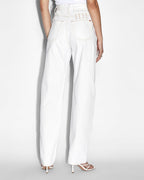 Womens Playback Sugar Rush Straight Denim Jeans - White