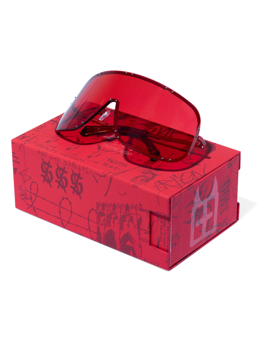 Tyrell Trippie Redd Sunglasses Eyewear - Red