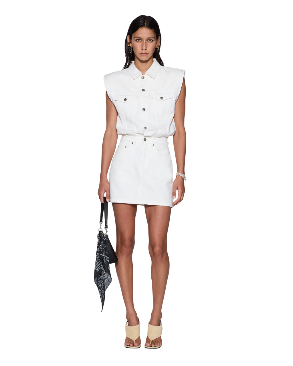 Womens Form Up Boilerdress Blanc Slim Dresses - White