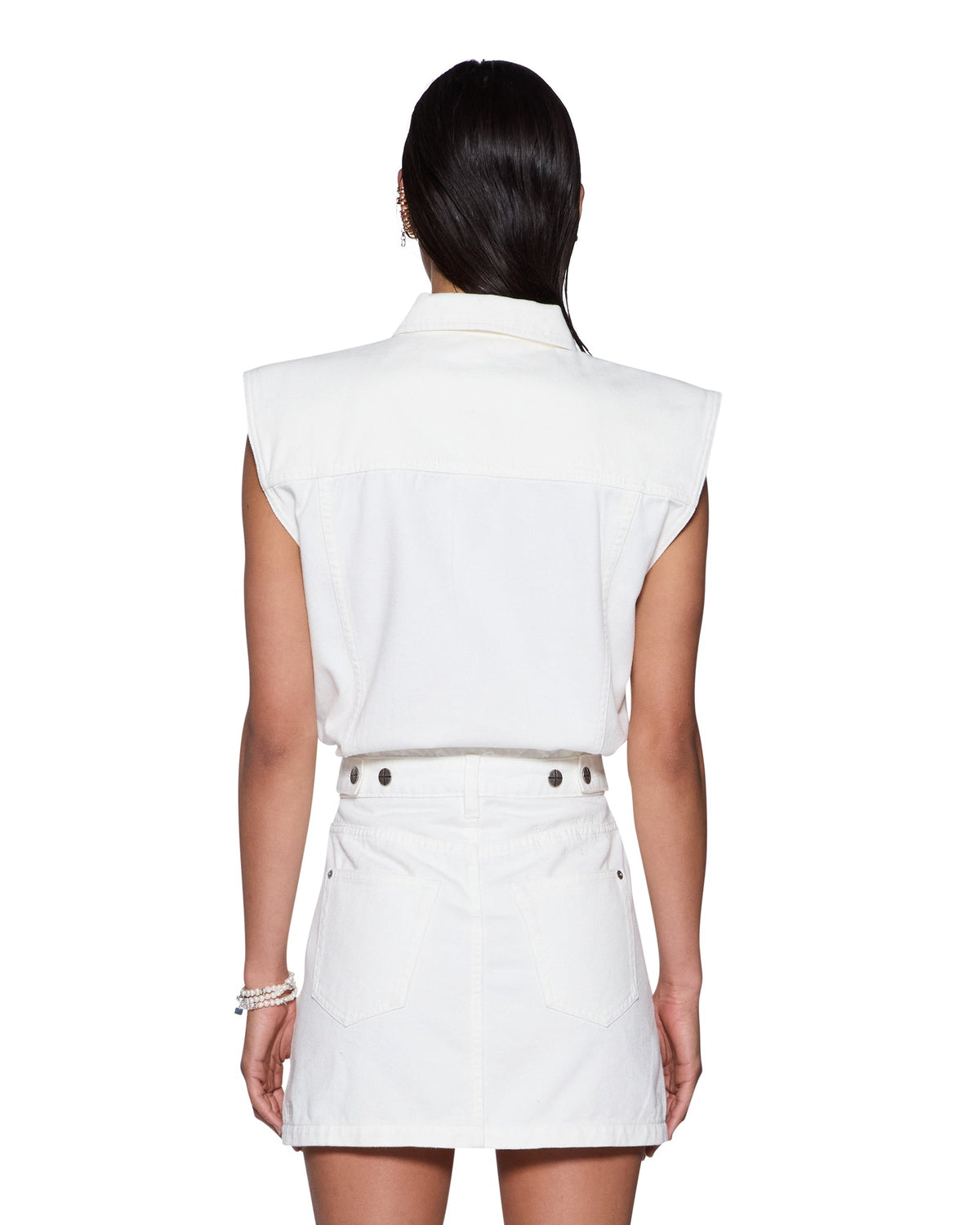 Womens Form Up Boilerdress Blanc Slim Dresses - White