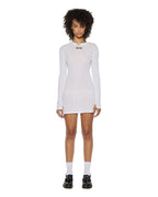 Womens Crawford Ls Mini Dress White Fitted Dresses - White