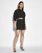 Womens Cutout Shirt Dress Camo Relaxed Dresses - Multi Colour
