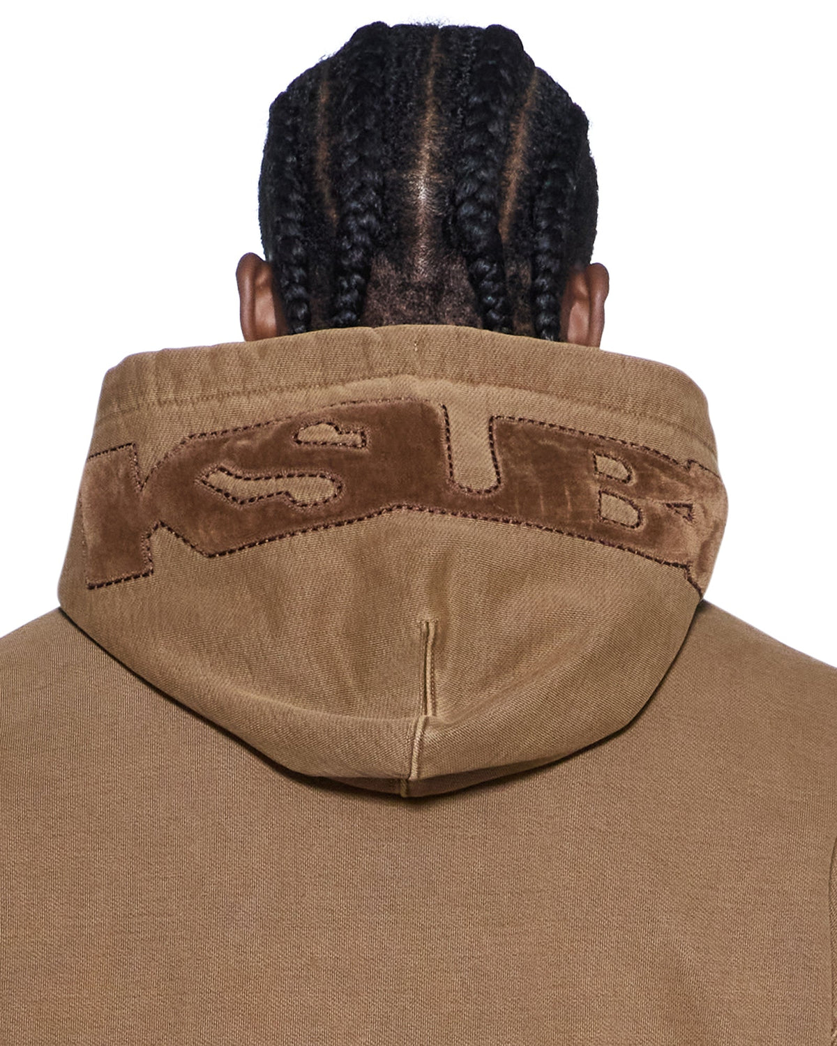 Mens 4x4 Paise Biggie Hoodie Espresso Regular Fleece - Brown
