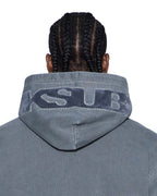 Mens 4x4 Paise Biggie Hoodie Charcoal Regular Fleece - Grey