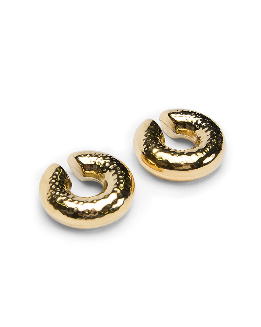 Gold Ripple Ear Cuff Jewellery - Gold
