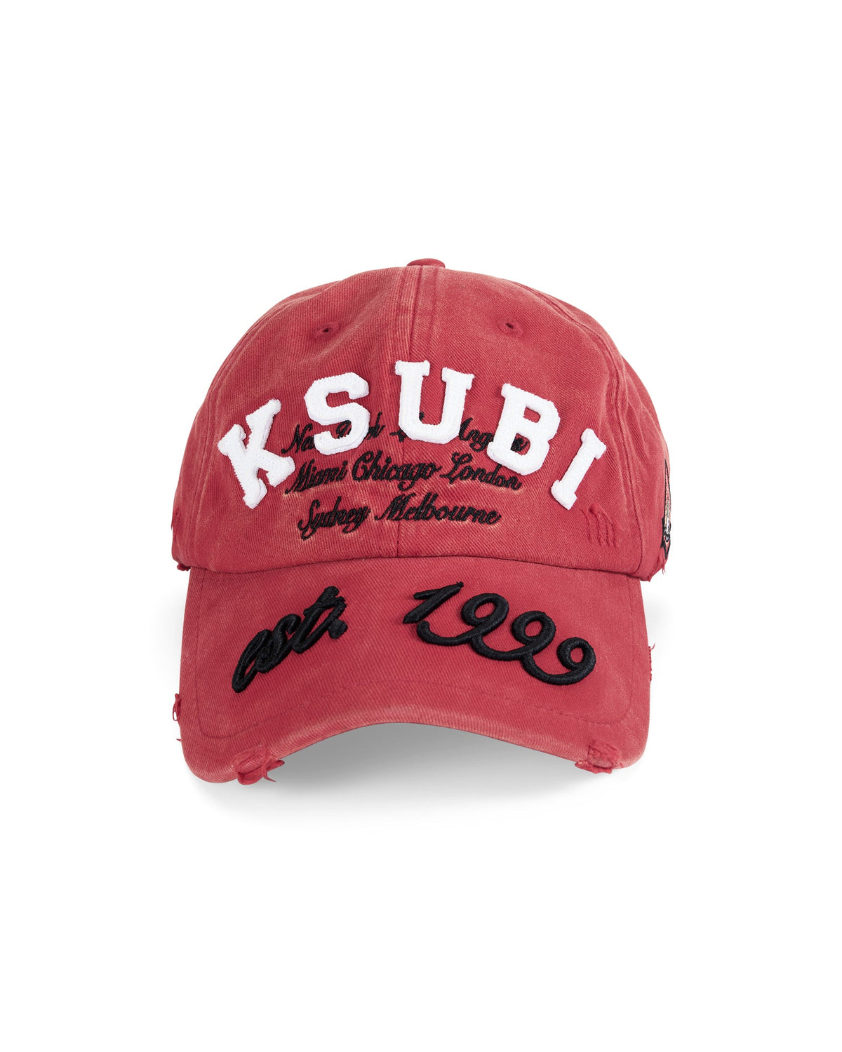 Duke Krest Dad Crimson Regular Headwear - Red