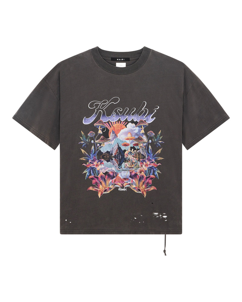 Mens Hendrix Ekcess Ss Tee Old Black Oversized Tees - Black