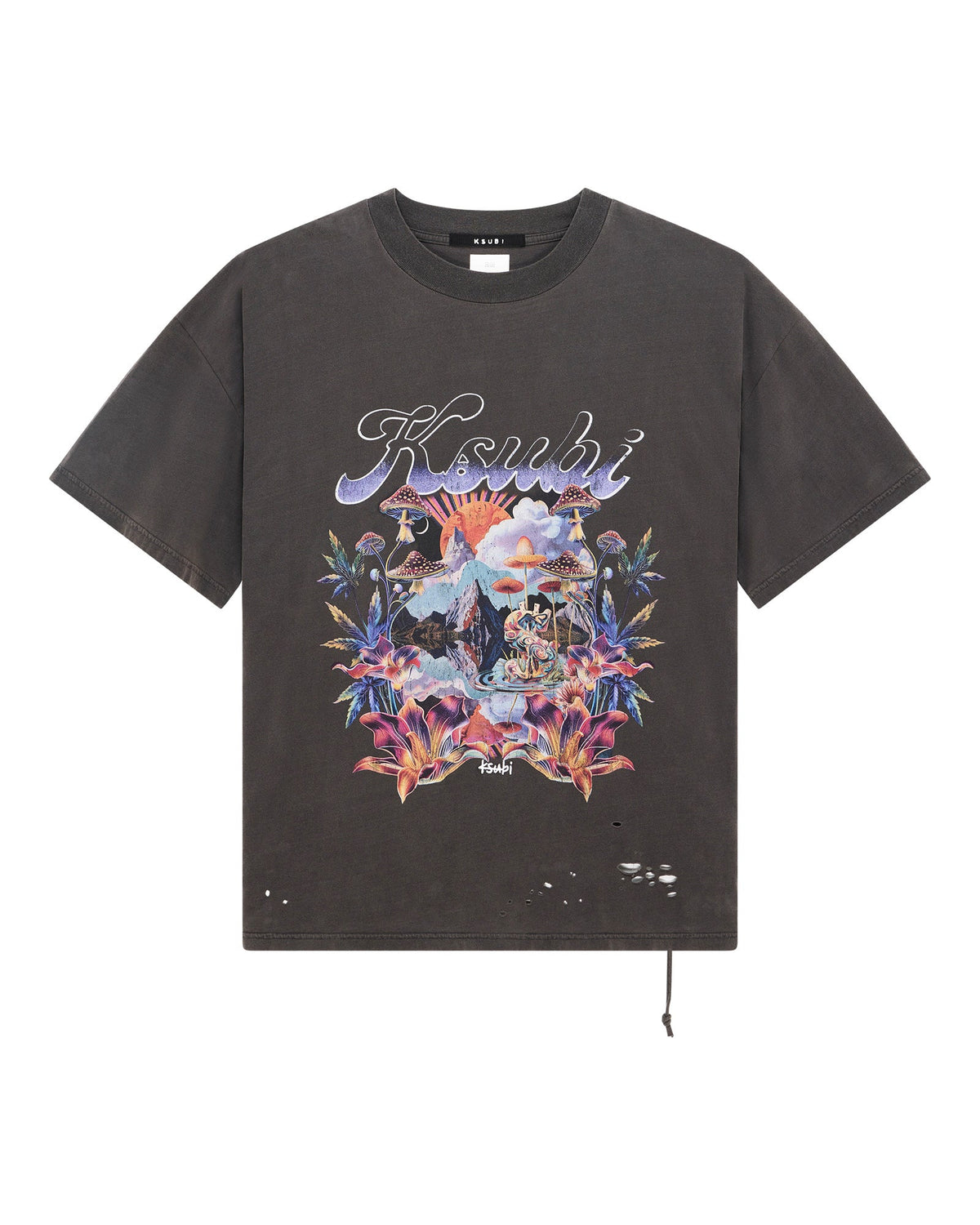 Mens Hendrix Ekcess Ss Tee Old Black Oversized Tees - Black