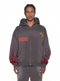 SPEEDRAT ZIP HOODIE EKCESS CHARCOAL FADE