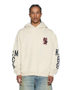 Mens Bolter Ekcess Hoodie Ecru Oversized Fleece - Beige