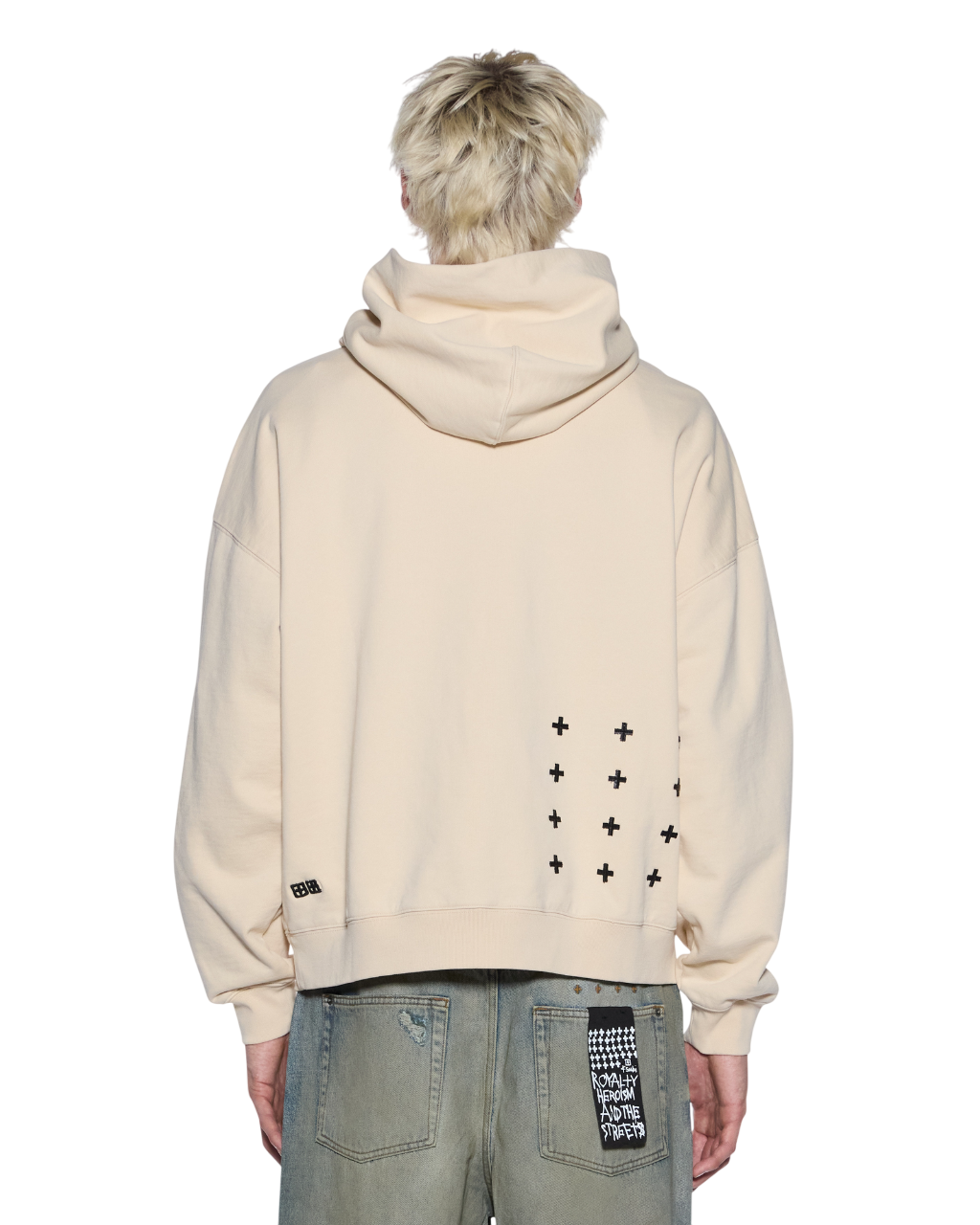 Mens Lords Ekcess Hoodie Desert Oversized Fleece - Beige