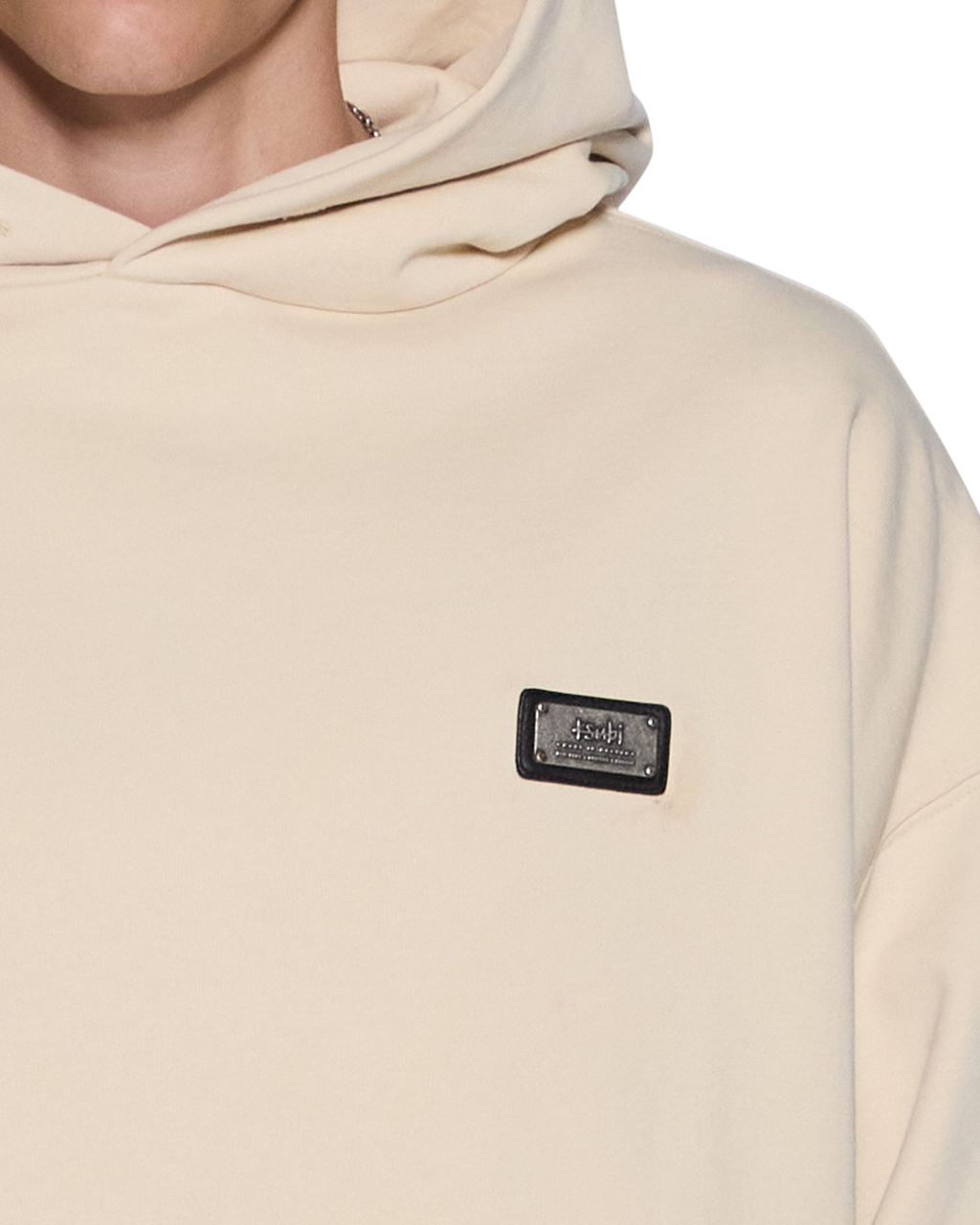Mens Lords Ekcess Hoodie Desert Oversized Fleece - Beige